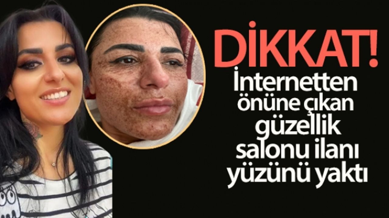 İnternetten önüne çıkan güzellik salonu ilanı yüzünü yaktı