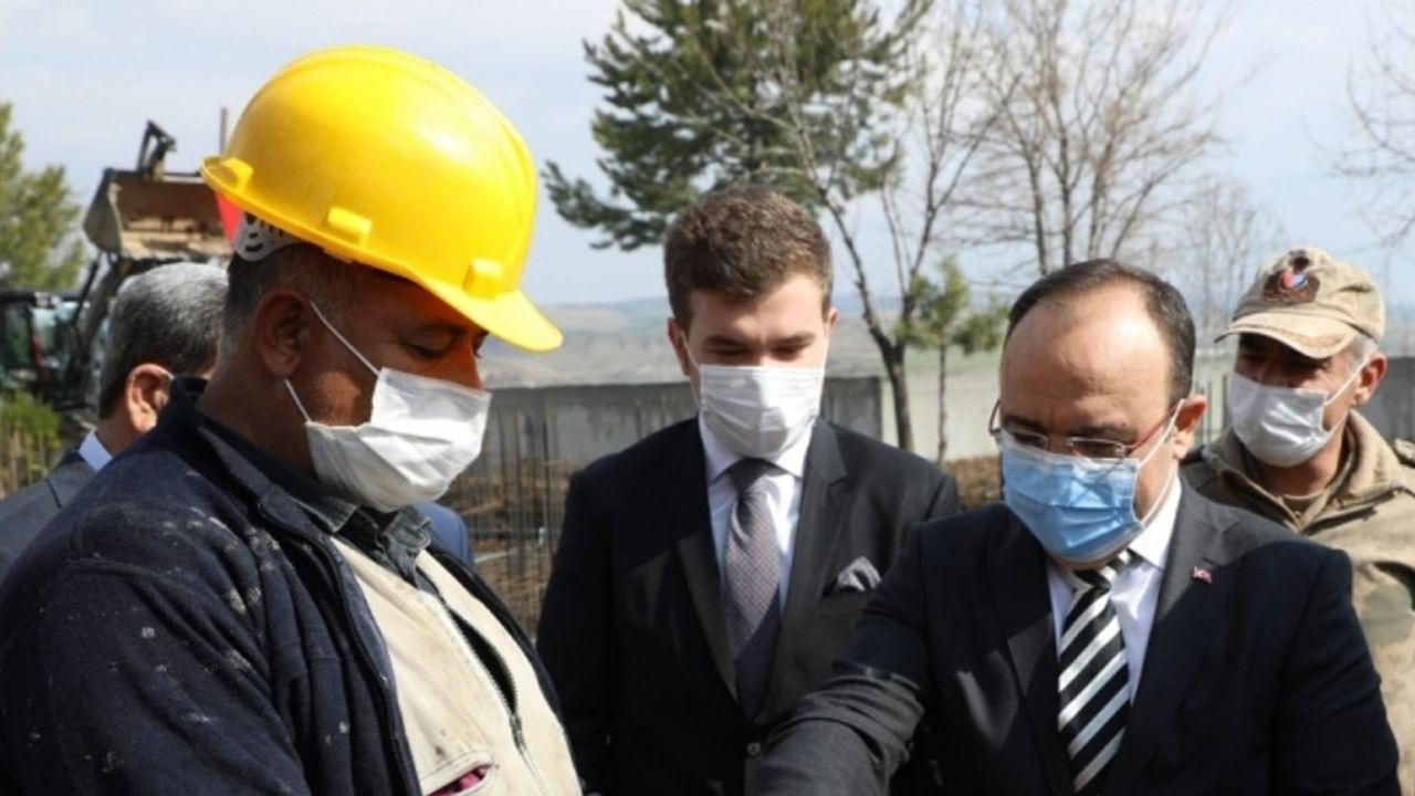 Elazığ Gülüşkür Jandarma Karakolu’nun yeni binasının  temeli atıldı