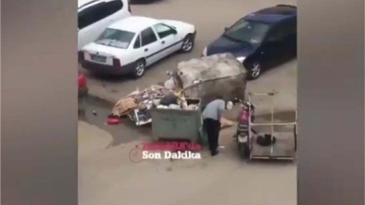 Ankara'da çöp toplayan vatandaşa ceza!