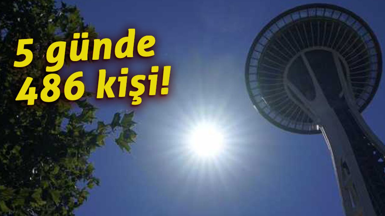 Kanada'da 5 günde 486 kişi aşırı sıcak sebebiyle hayatını kaybetti