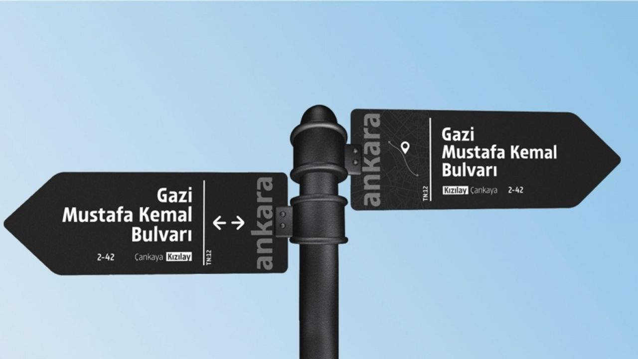 Ankara’nın yeni tabelaları için Başkent Mobil uygulamasından oylama başlatıldı