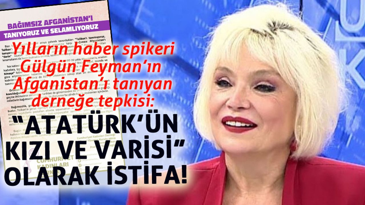 Gülgün Feyman, Cumhuriyet Kadınları Derneği'nden istifa etti