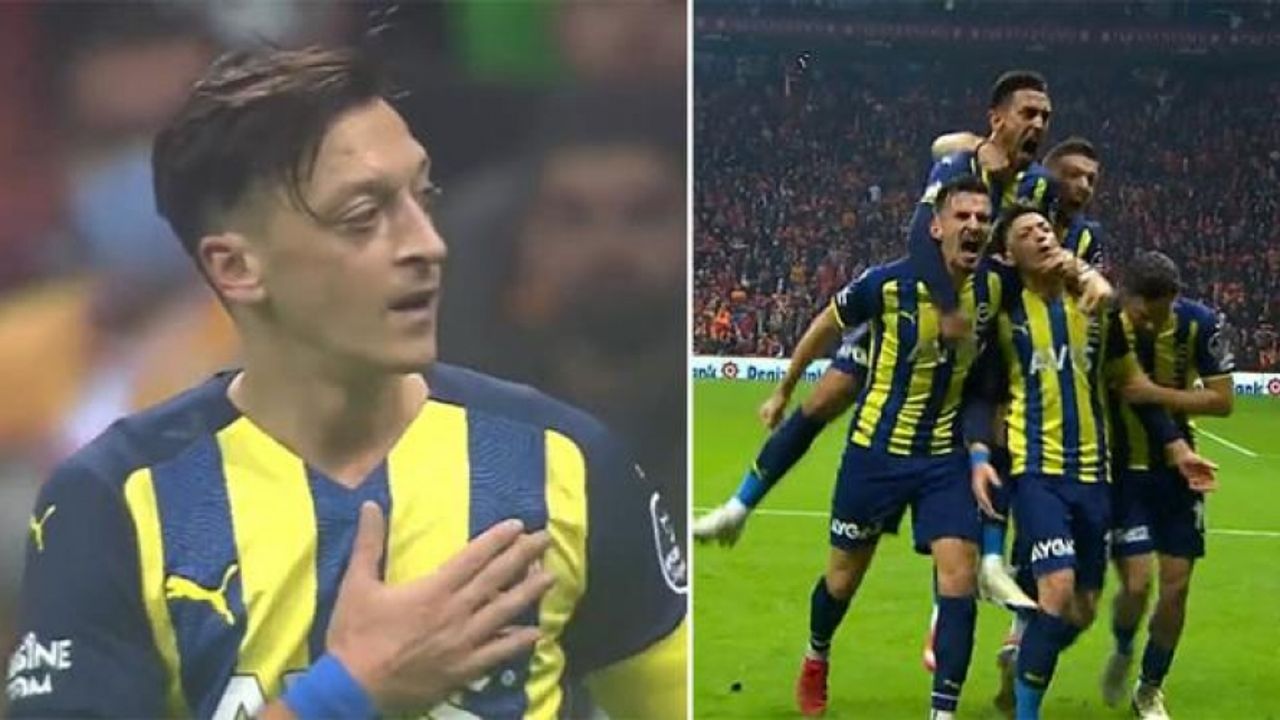 Galatasaray tribünlerinden Mesut Özil'e neden çakmak ve şişe yağdı?