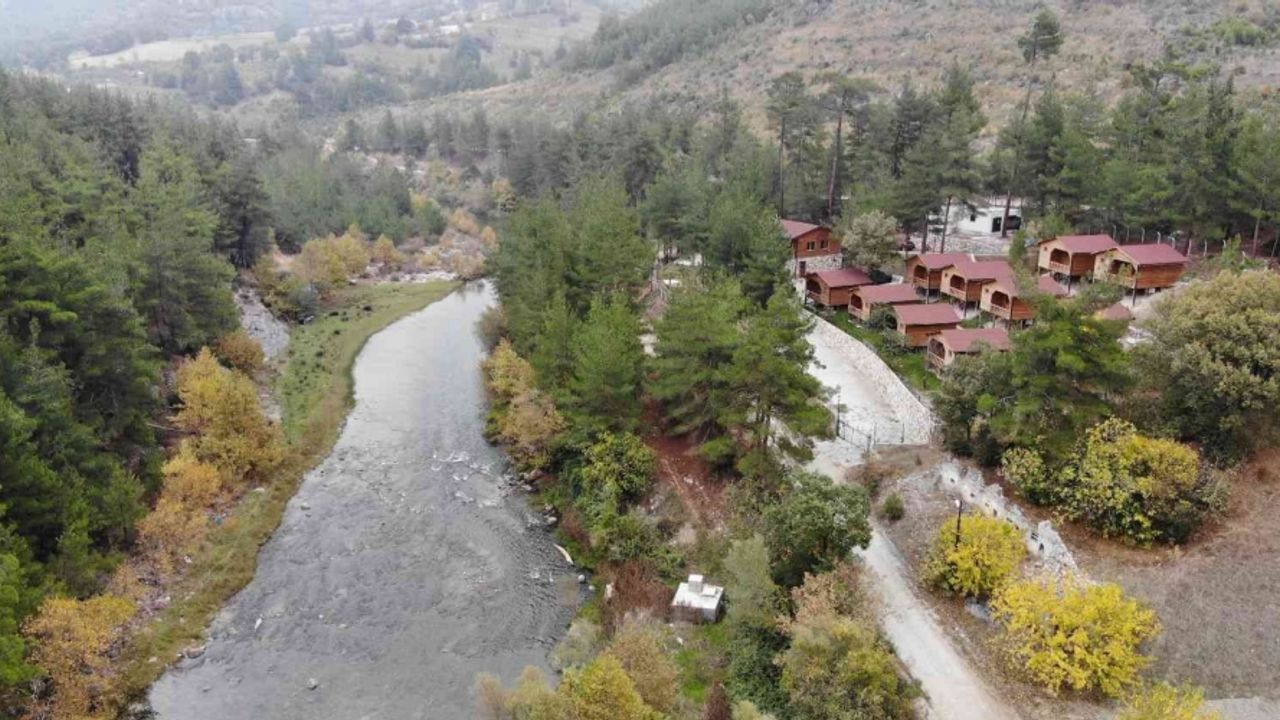 Şehrin en uzak noktasına yapılan bungalov evler dolup taşıyor