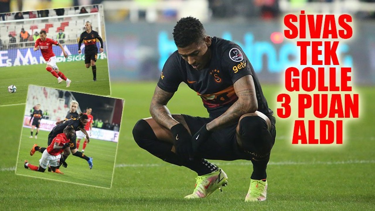 Galatasaray Sivas Deplasmanında Ağır Yara Aldı!