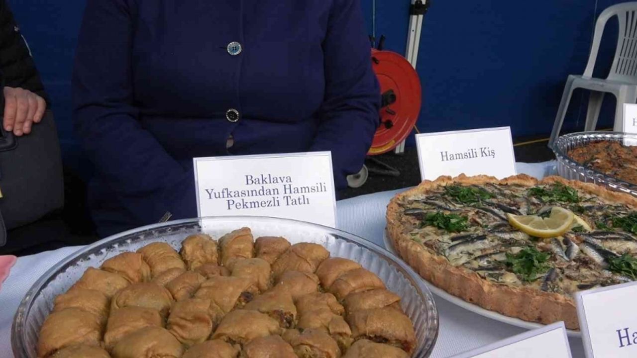 Hamsi Festivalinde en fazla ilgiyi ’Hamsili baklava’ gördü