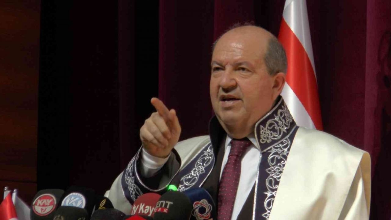 KKTC Cumhurbaşkanı Tatar: “Biz direnmeye devam edeceğiz yeter ki Türkiye arkamızda dursun”
