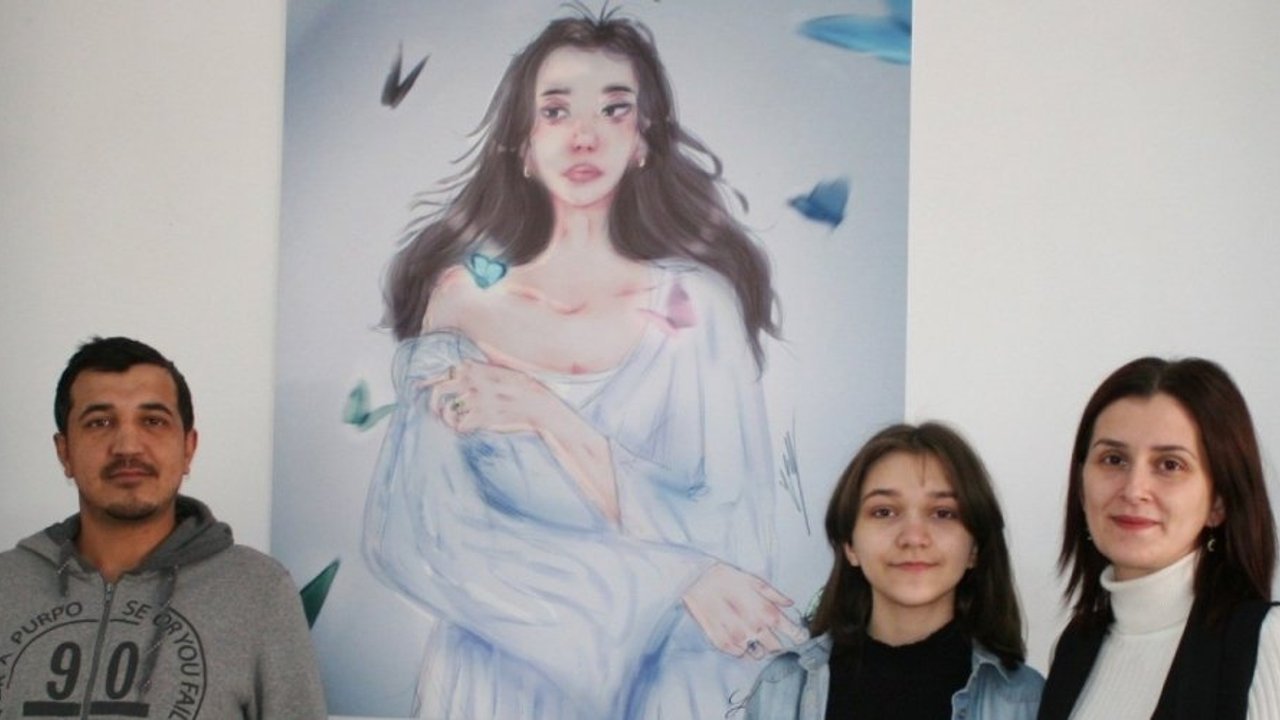 Yaşı küçük ama yeteneği herkesi hayran bırakıyor