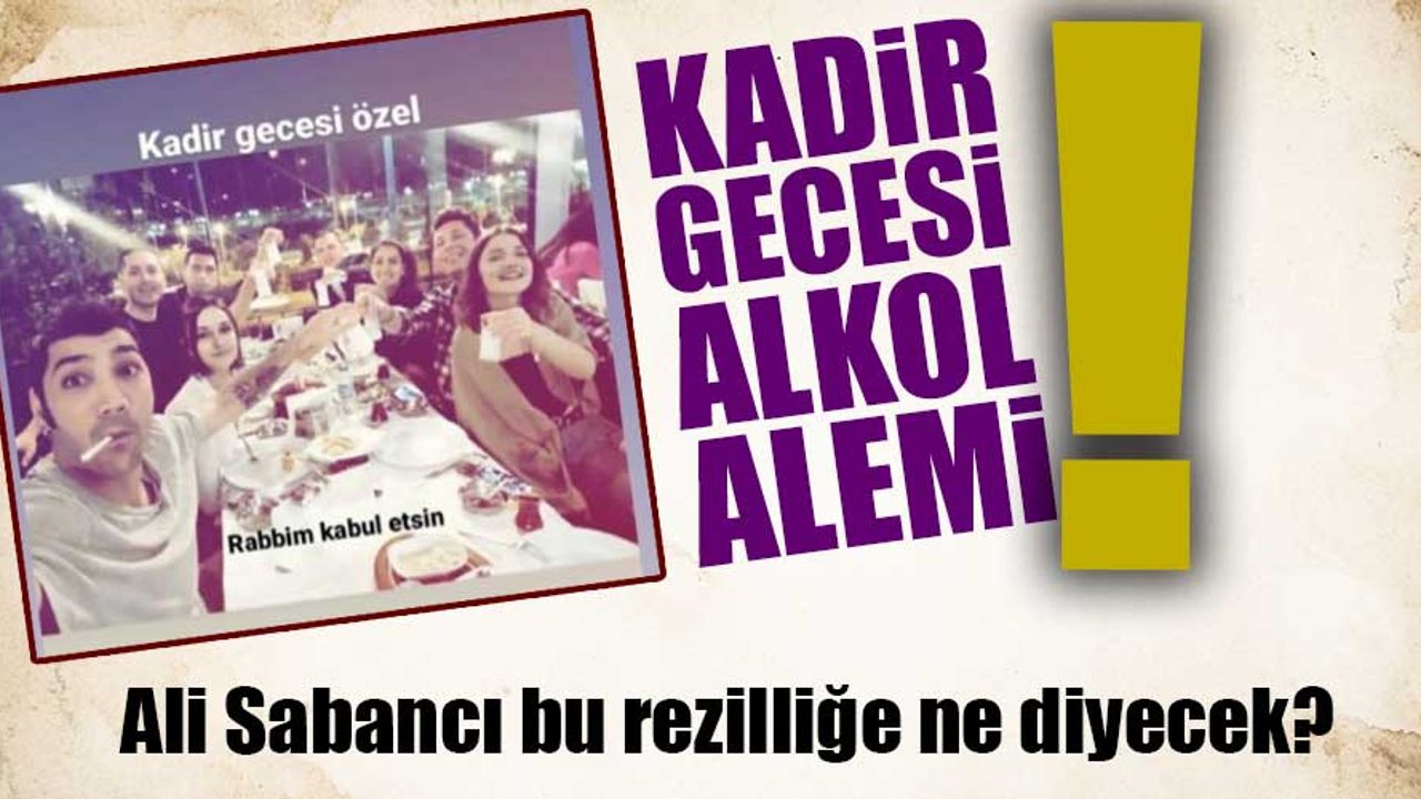 Pegasus çalışanları olduğu iddia edilen kişilerin Kadir Gecesi alkollü alemine büyük tepki geldi....