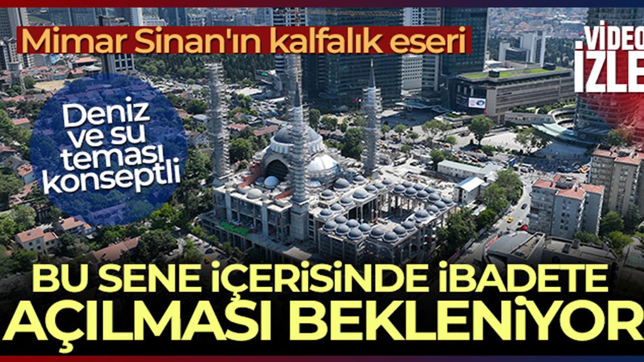 Barbaros Hayrettin Paşa Camii’nin halısı mavi tonlarında olacak