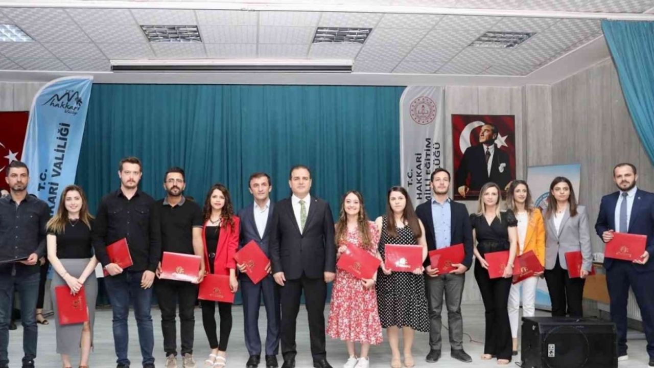 Hakkari’de eTwinning kalite etiketi ödül töreni