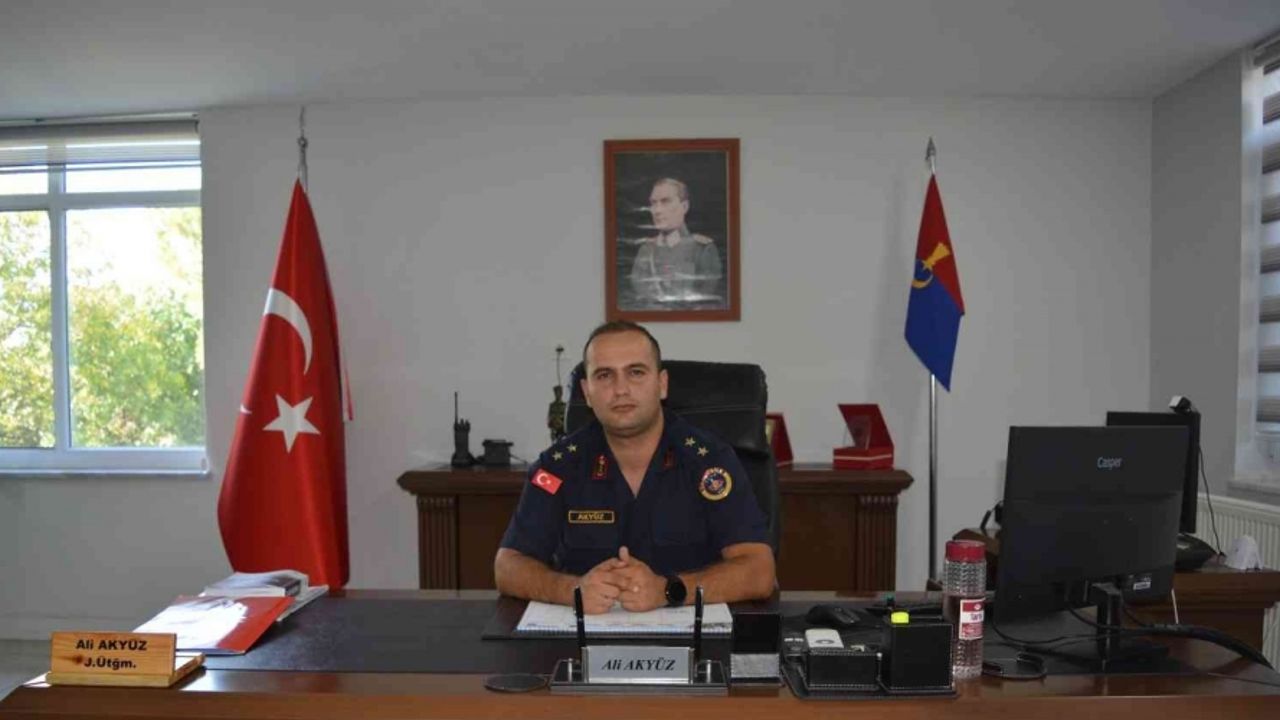 Bigadiç İlçe Jandarma Komutanı Üsteğmen Ali Akyüz görevine başladı.