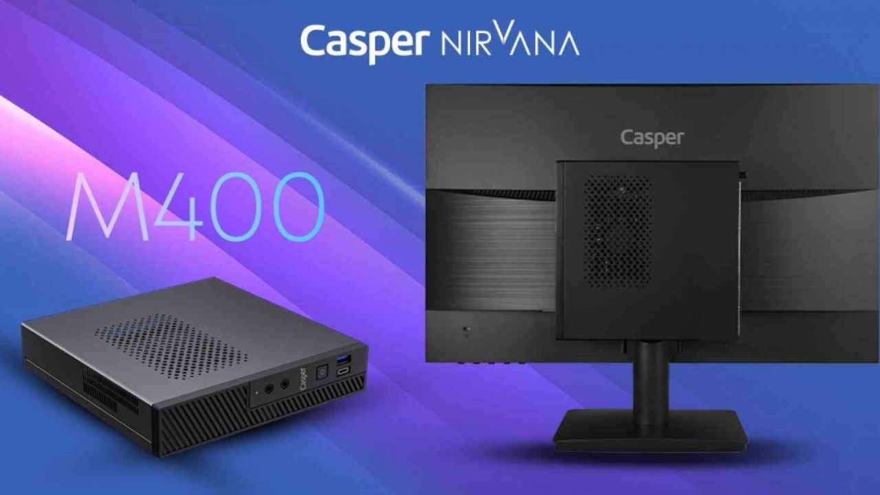 Casper’ın yeni iş bilgisayarı Nirvana M400 satışa çıktı