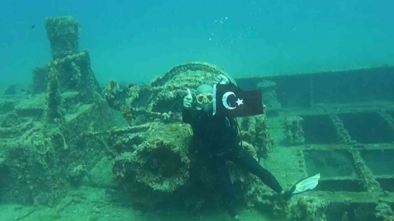 Yunanlılara kafa tutan Türk balıkçı, Çanakkale Savaşları’ndan kalma ‘Lundy’ batığına daldı