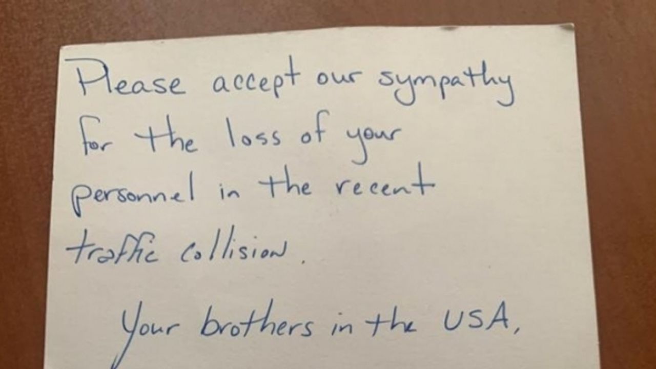 ABD’li itfaiyecilerden şehit itfaiyeciler için taziye mektubu