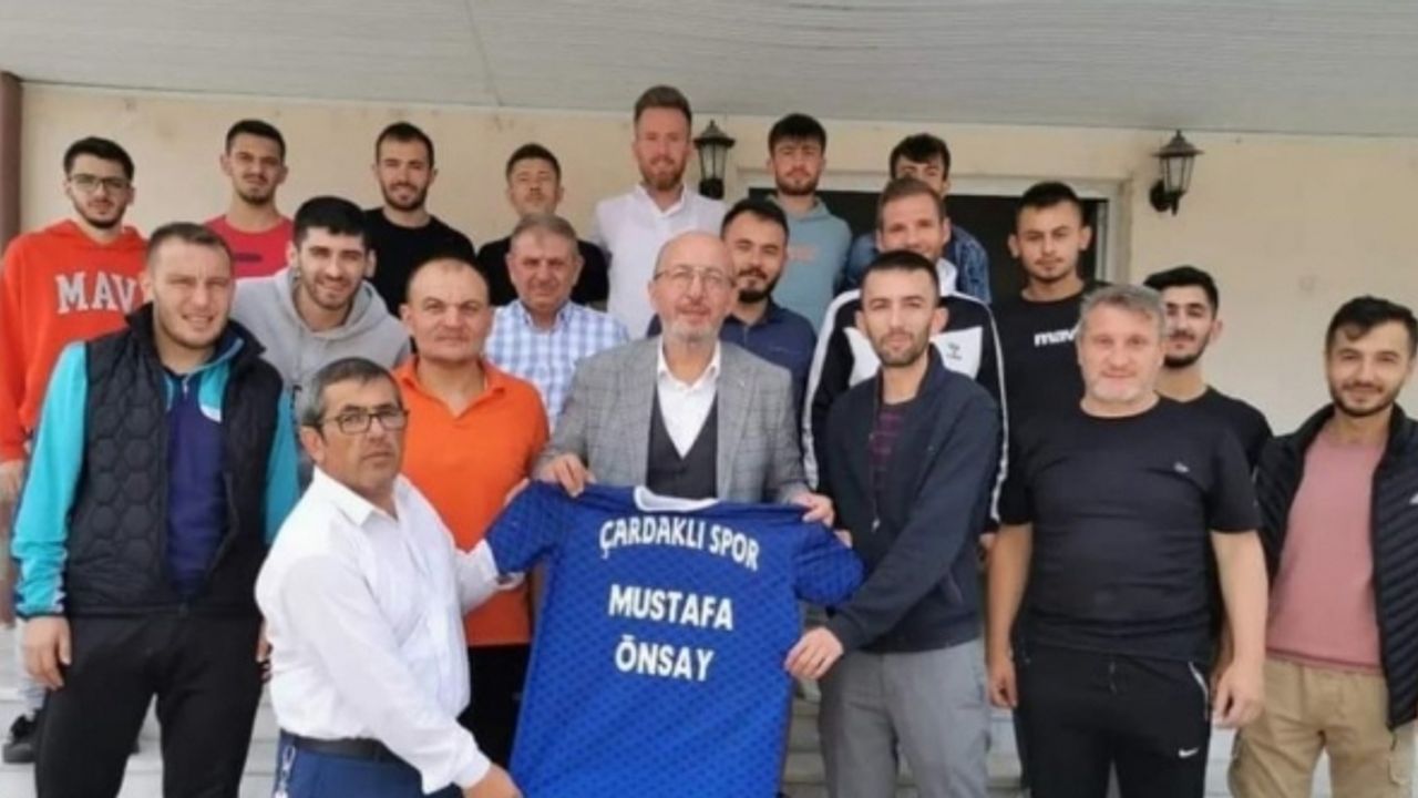 Başkan Mustafa Önsay, Çardaklıspor Kulübü’nün sezon açılış törenine katıldı