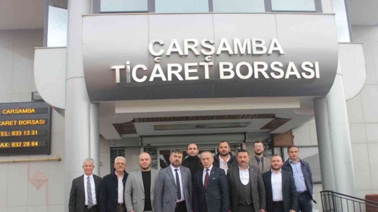 ÇTB Meclis Başkanı Toraman, Çarşamba Bakkallar Odasını ağırladı