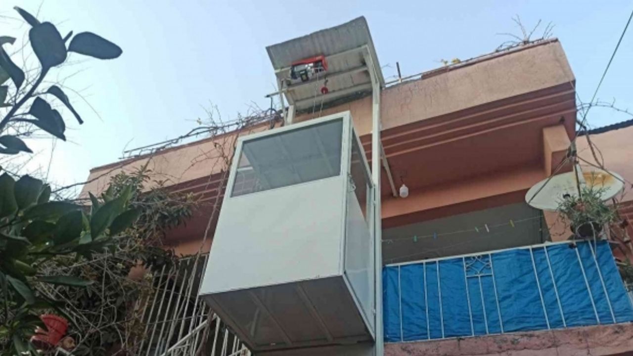 Bir haberle 38 yıllık asansör hayali gerçek oldu