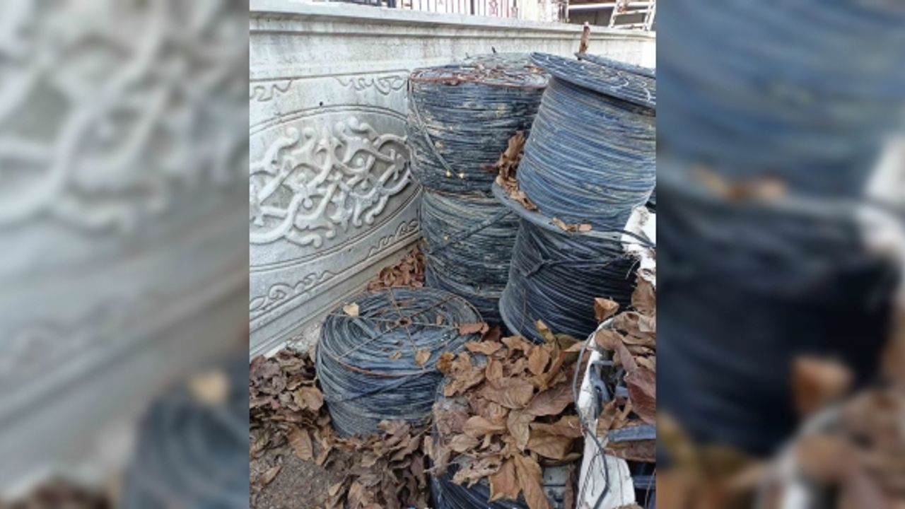 Kiralık araçla 220 liralık sulama borusu çalan hırsız GPS’ye takıldı