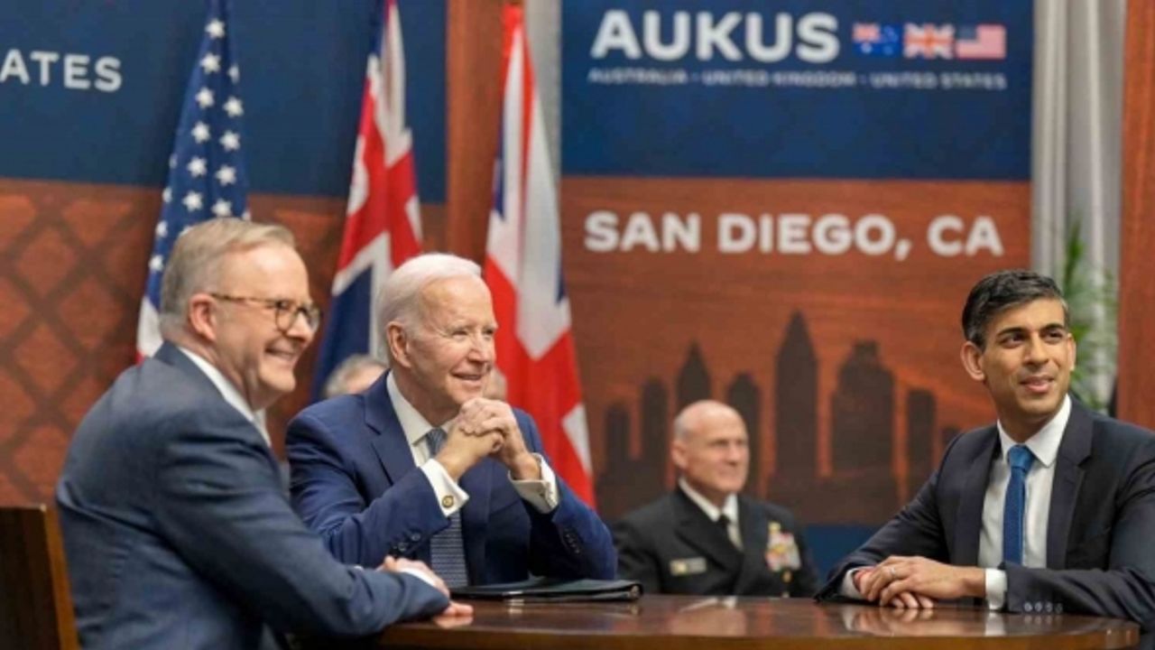 ABD, İngiltere ve Avustralya liderlerinden üçlü AUKUS zirvesi