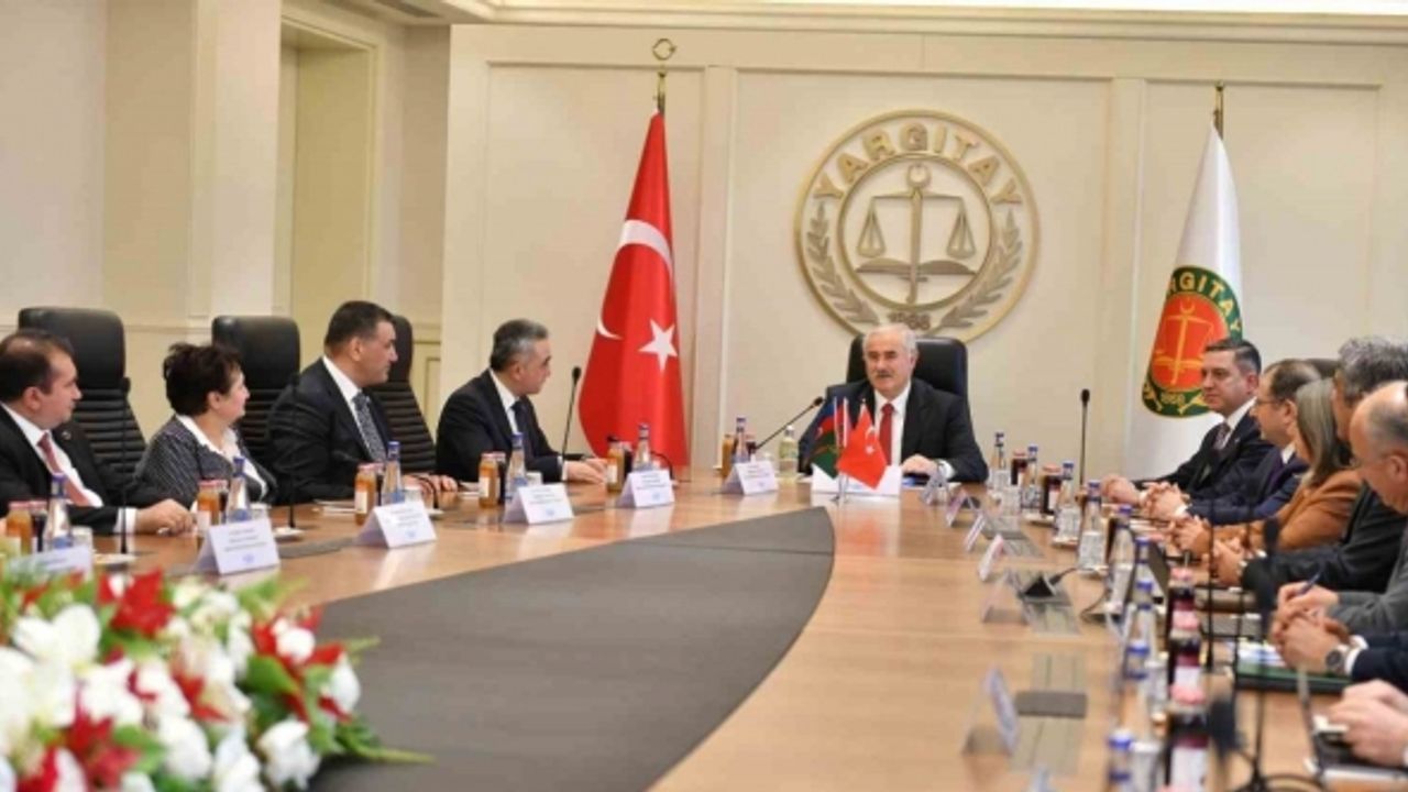 Azerbaycan Barolar Birliği Başkanı Bağırov’dan Yargıtay Başkanı Akarca’ya ziyaret