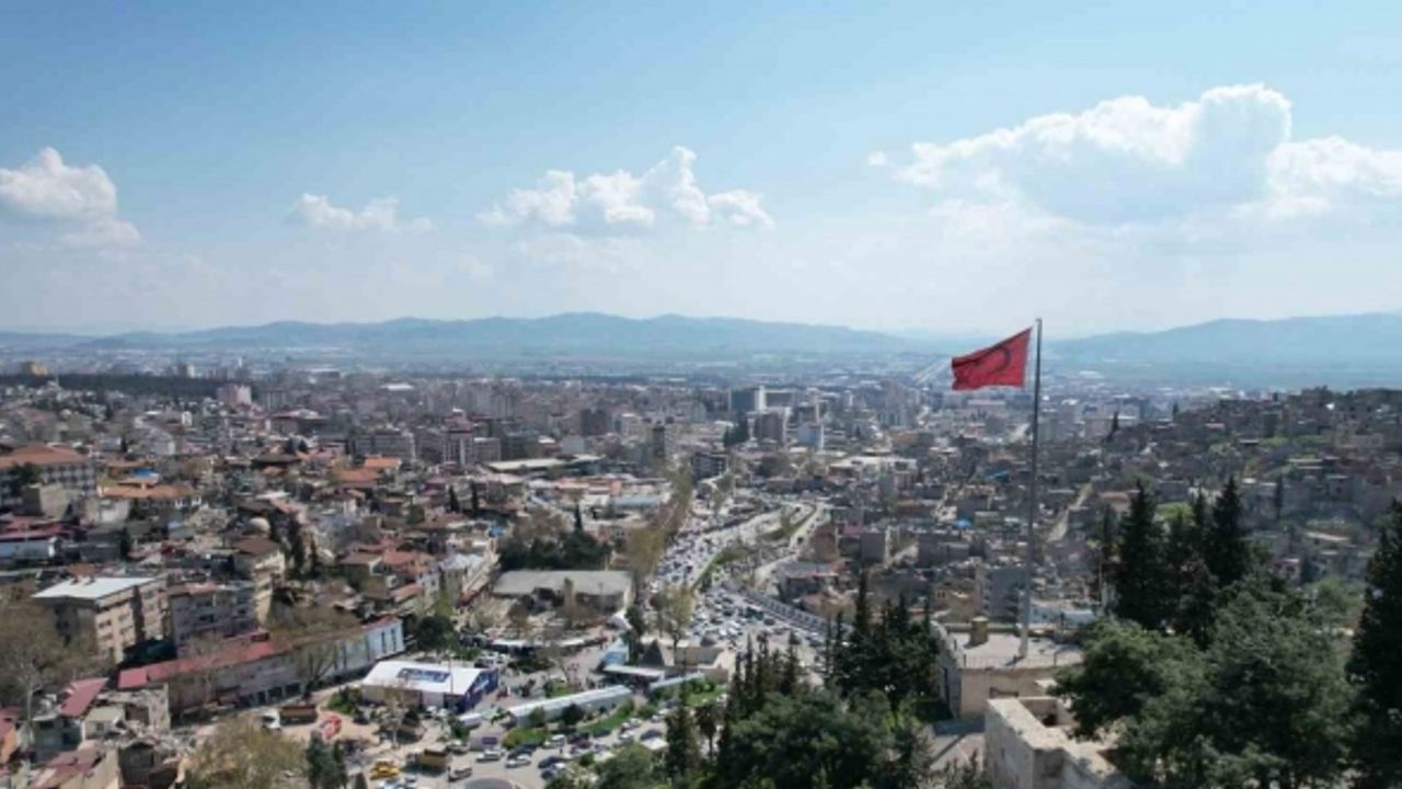 Depremin 50’nci gününde Kahramanmaraş’ta son durum havadan görüntülendi