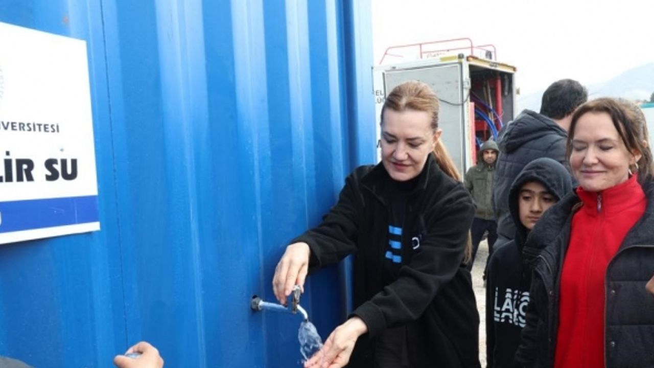 DEÜ, deprem bölgesine iki ayrı su arıtma tesisi kazandırdı