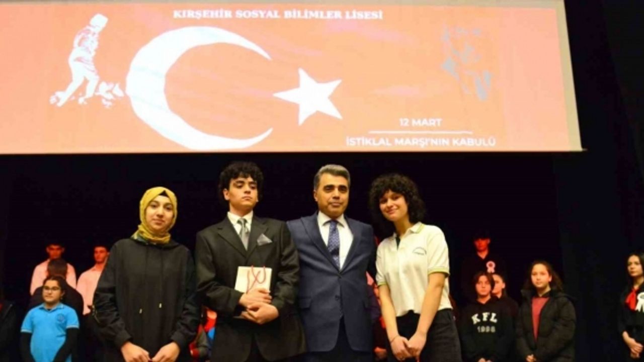 İstiklal Marşı’nın kabulünün 102. yılı için tören düzenlendi