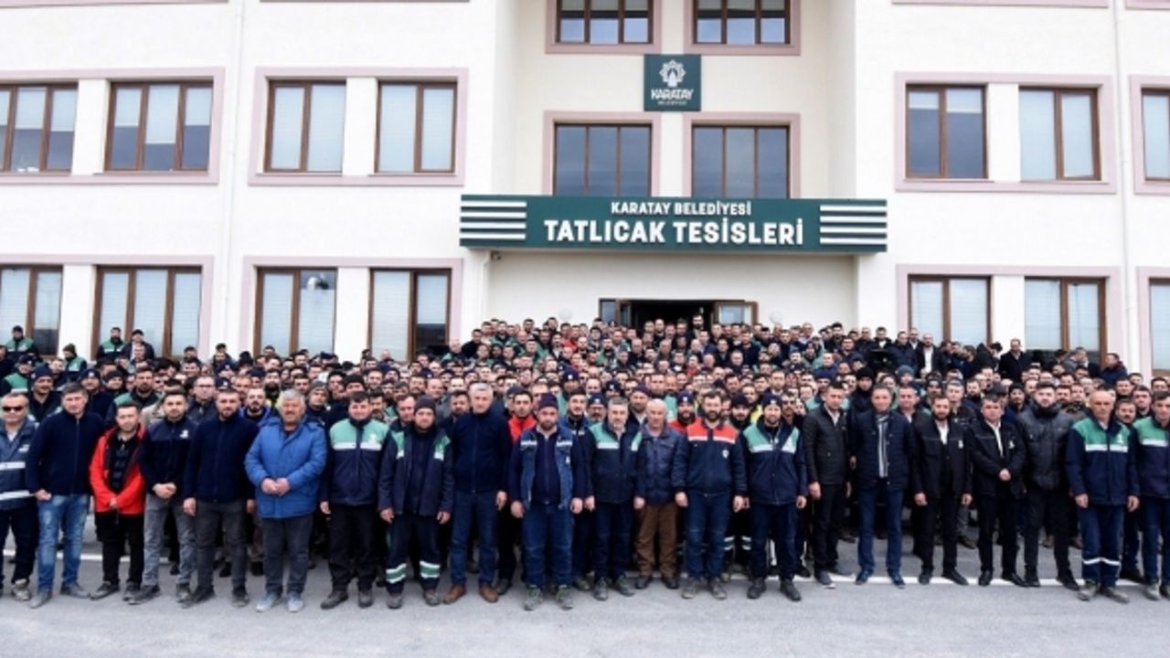 Karatay Belediyesinden Hatay’da görev yapan personele teşekkür