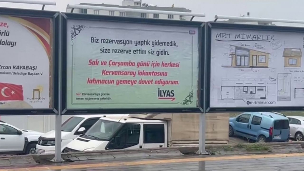 Sevdiği kadınla ayrılınca sevgilisinin en sevdiği yemeği ilçeye ısmarladı