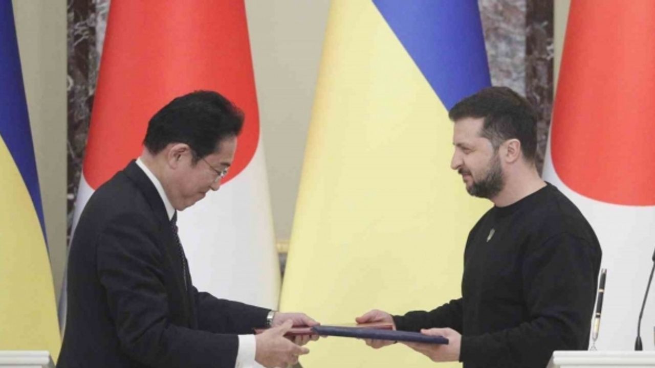Zelenskiy, Japonya Başbakanı Kishida ile bir araya geldi