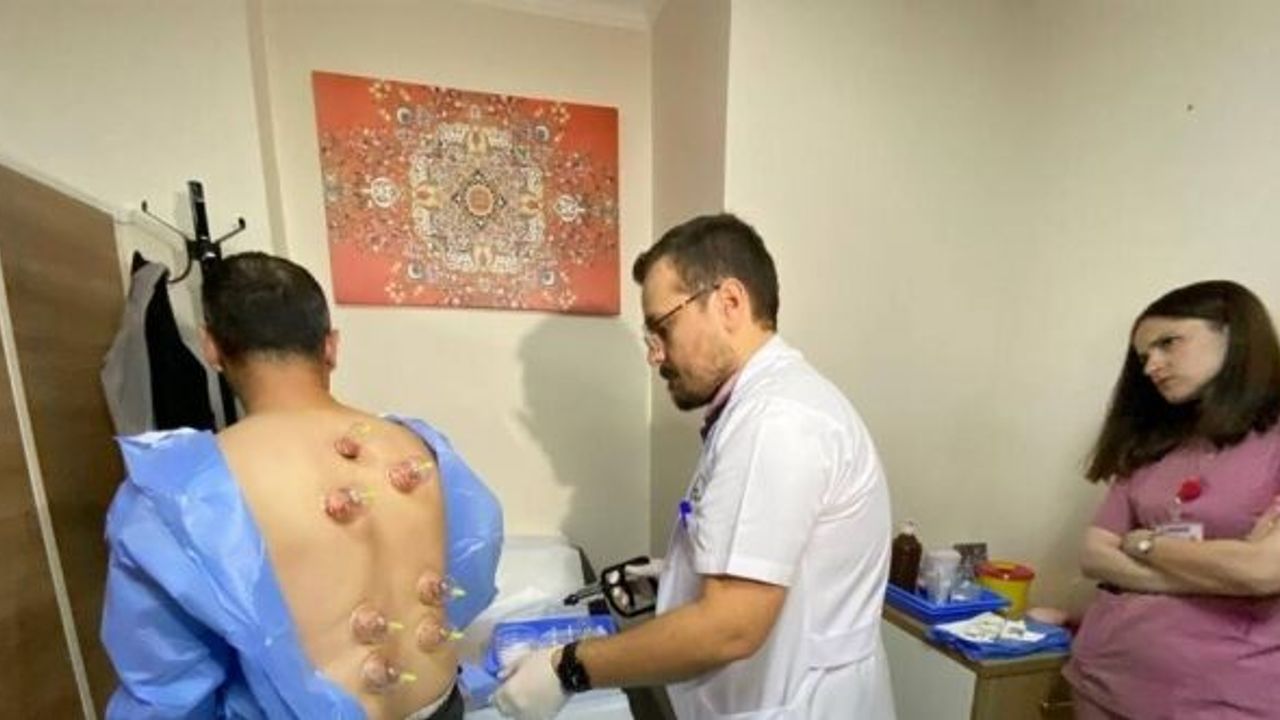 GETAT ünitesinde ağrı çeken hastalar 5 bin yıllık tedavi yöntemleriyle şifa buluyor