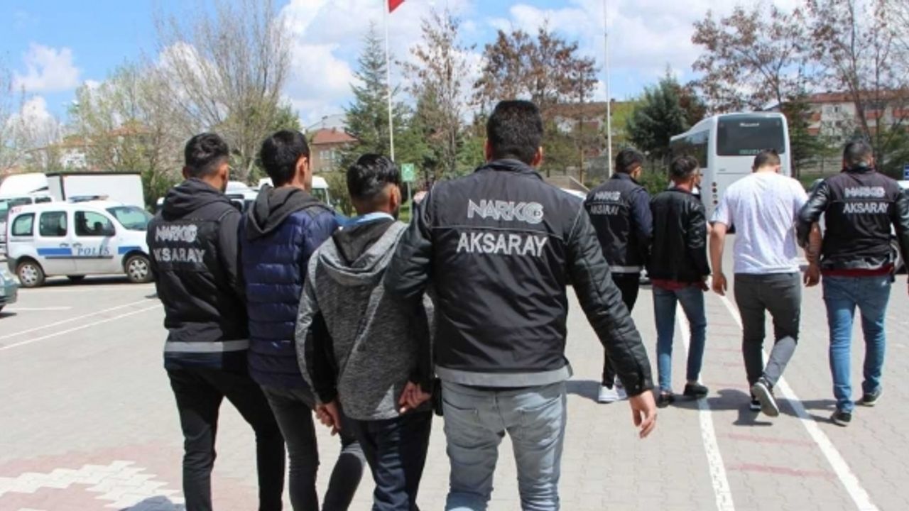 Aksaray’da uyuşturucu operasyonu: 24 şüpheli tutuklandı