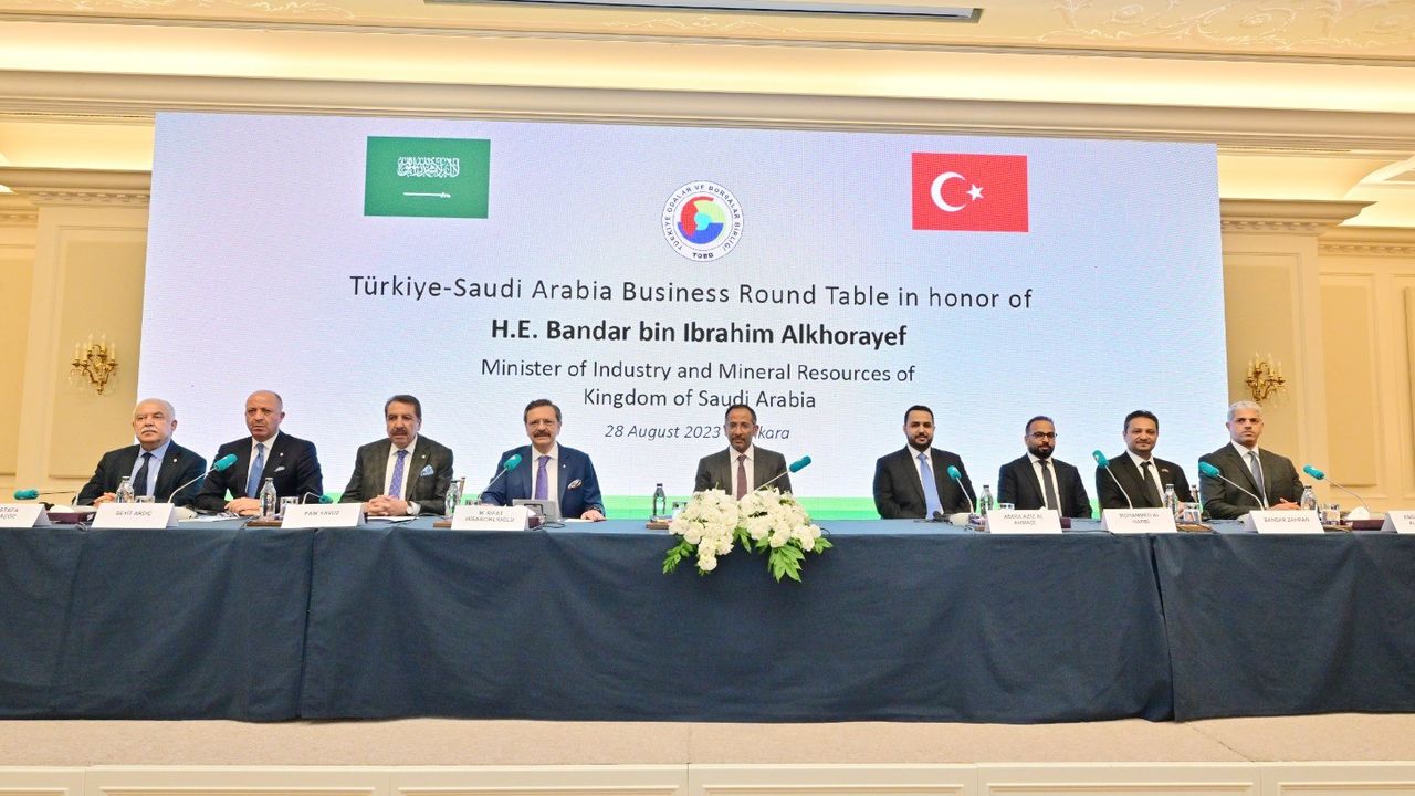 TOBB’da "Türkiye ile Suudi Arabistan Yuvarlak Masa Toplantısı"