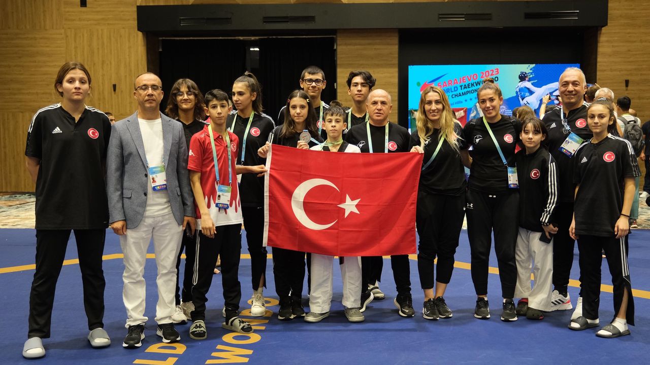 Utku Kap'tan, Dünya Yıldızlar Tekvando Şampiyonası'nda gümüş madalya