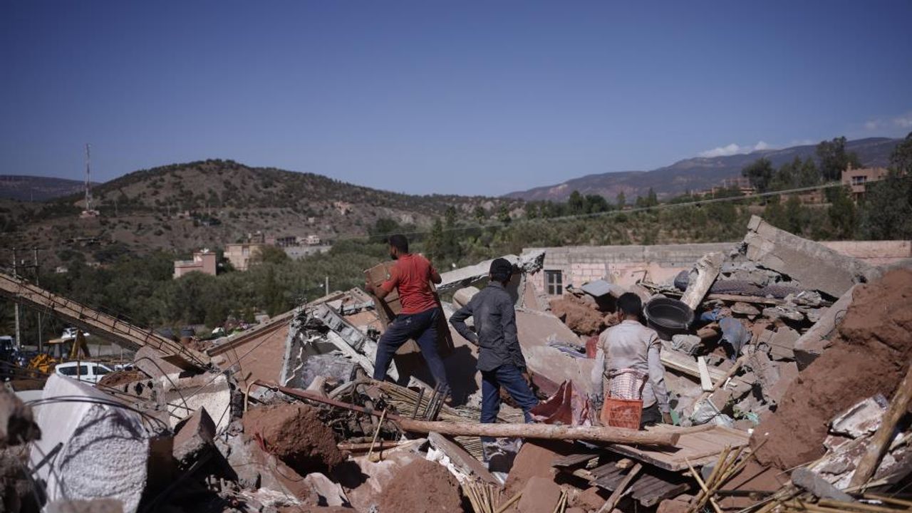 Fas'taki depremde can kaybı 2 bin 112'ye yükseldi