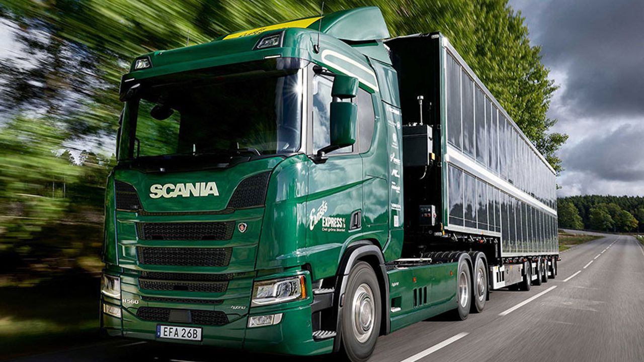 Scania, Güneş Enerjisiyle Çalışan Yeni Kamyonunun İlk Testini Başarıyla Gerçekleştirdi