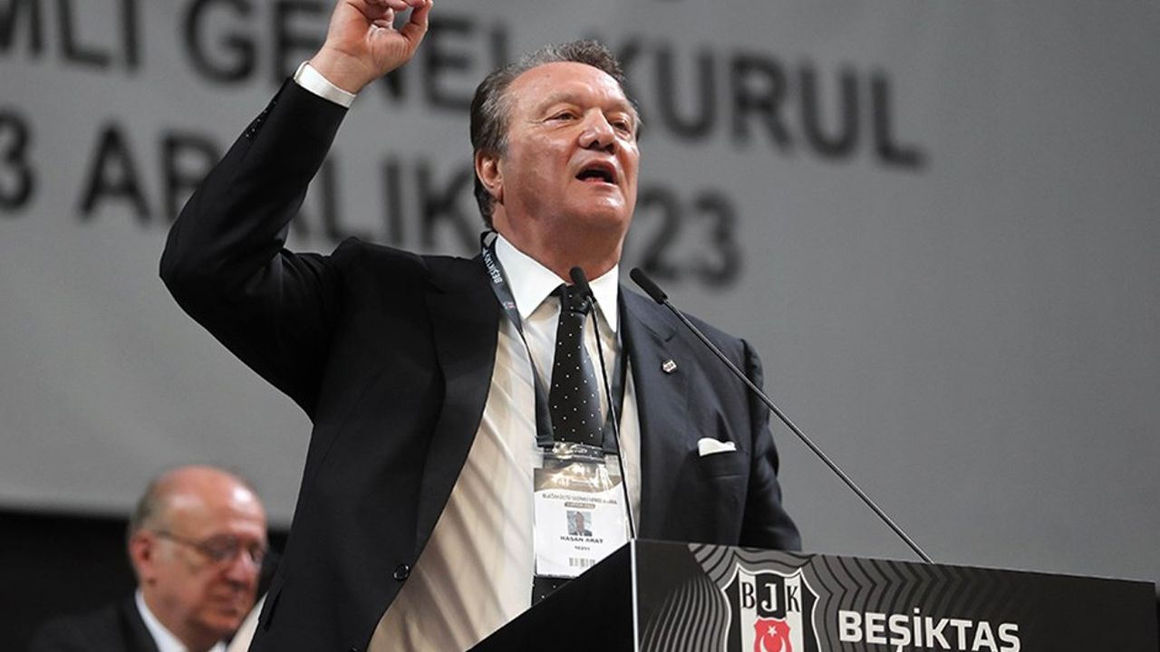 Beşiktaş'ın yeni başkanı Hasan Arat'tan açıklama