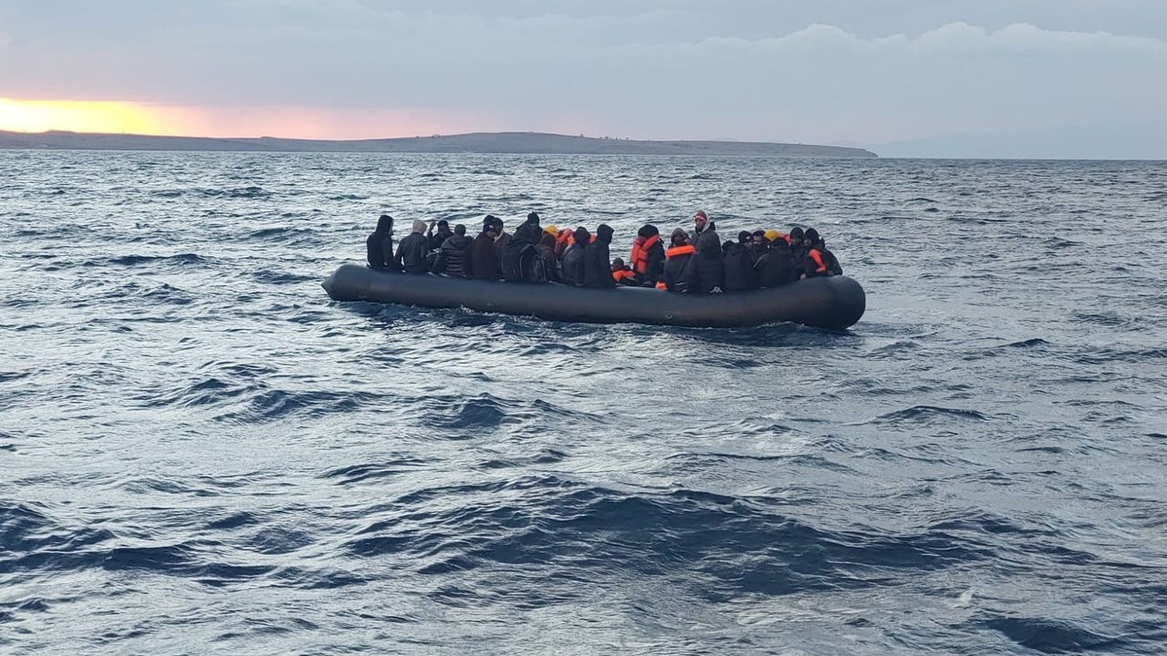 47 göçmen Sahil Güvenlik’ten kaçamadı
