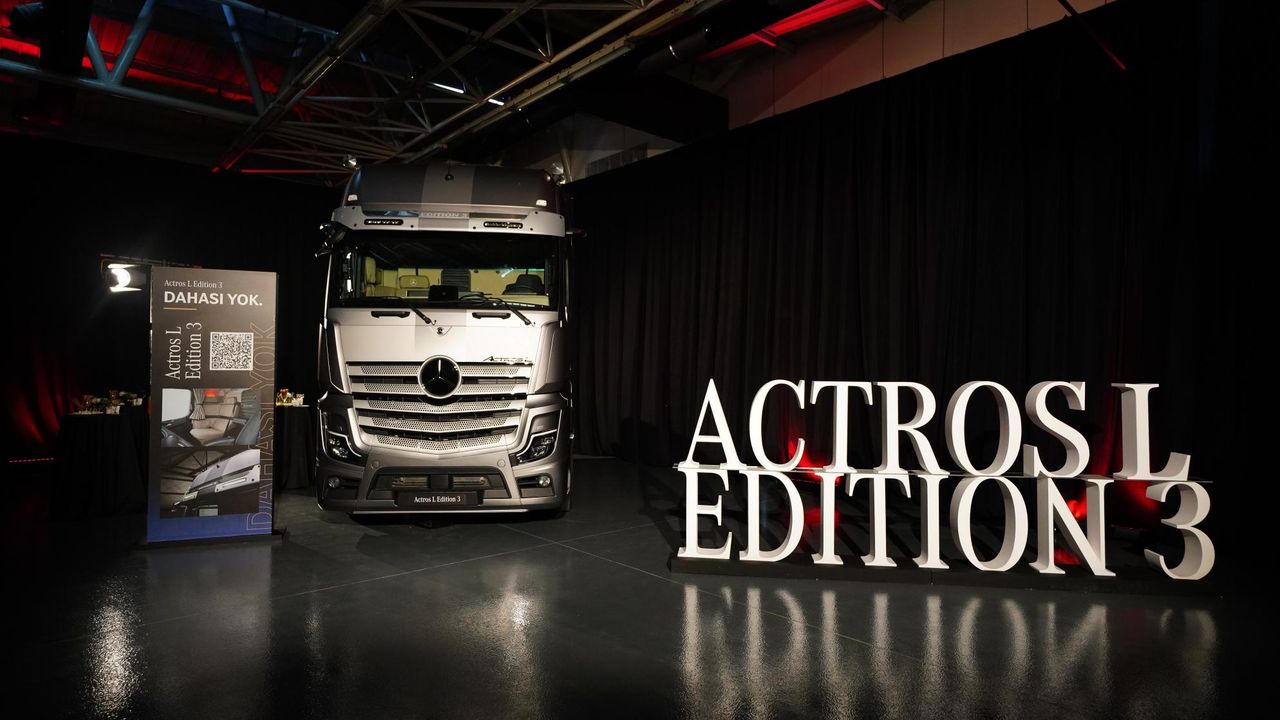 Actros L Edition 3 ilk kez Türkiye yollarında