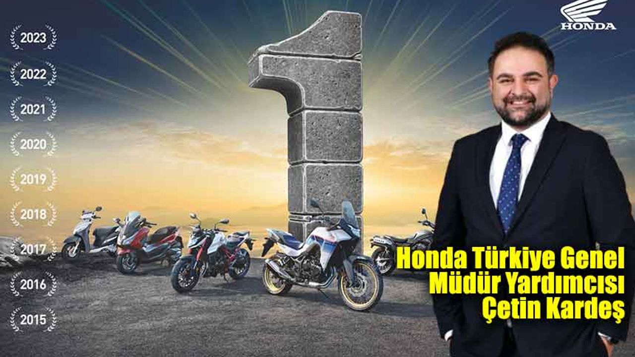 Honda, rekor kırarak  üst üste dokuzuncu kez pazar lideri oldu