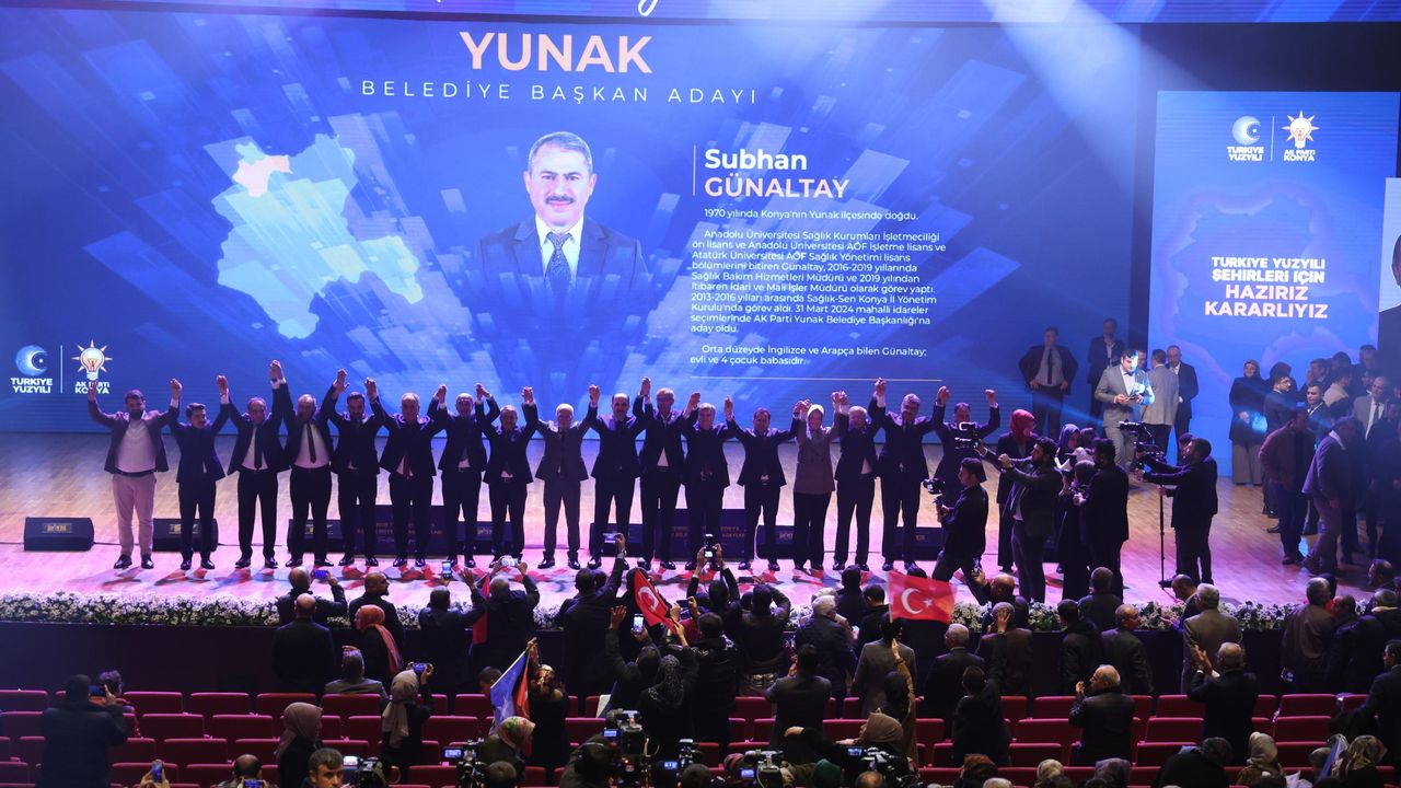 Cumhur İttifakı'nın Konya İlçe Belediye Başkan adayları tanıtıldı