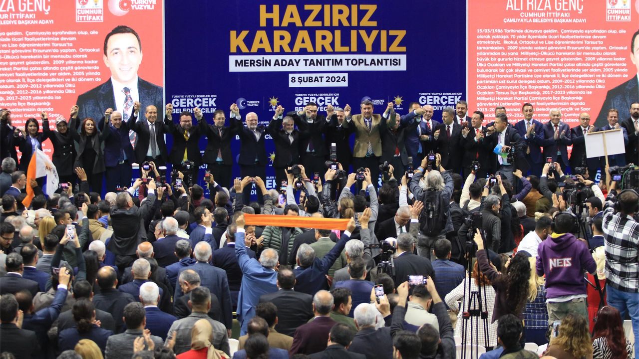 Cumhur İttifakı'nın Mersin adayları tanıtıldı