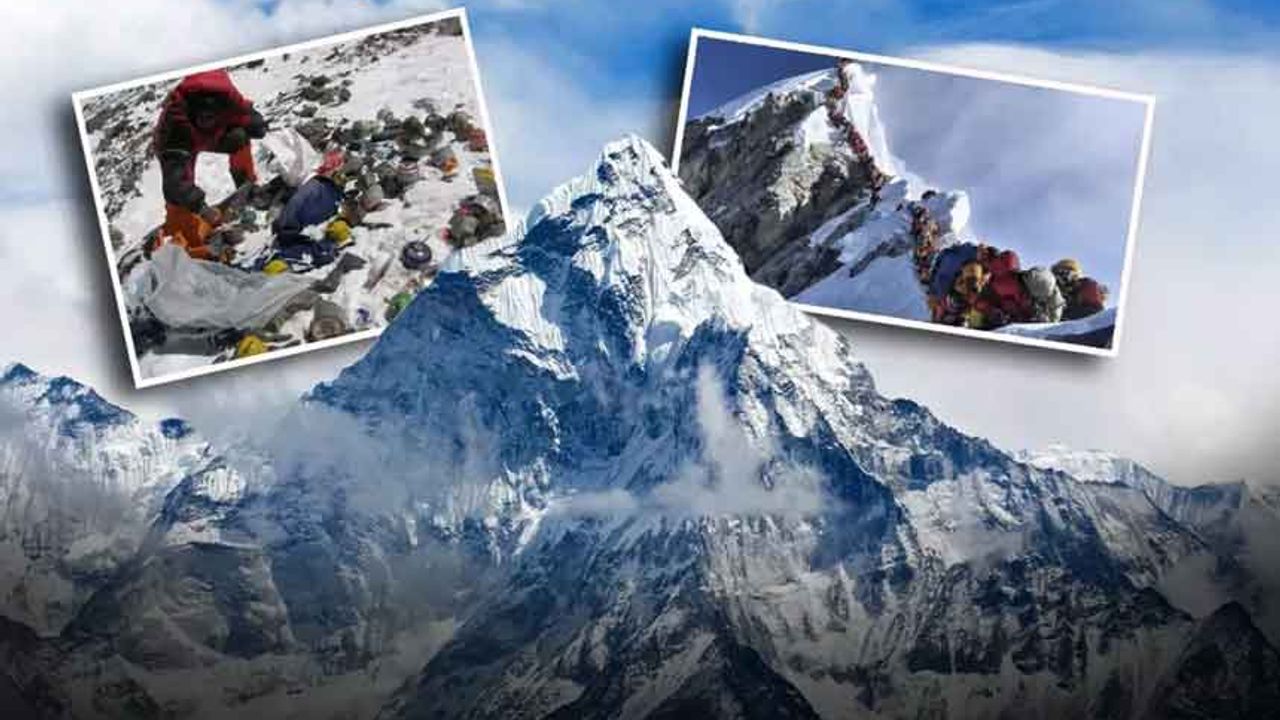Everest Dağı “kokmaya” başladı: Yaklaşık 3 ton dışkı