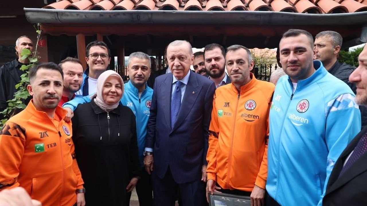 Erdoğan, İstanbul Kastamonuspor Yönetimini Kabul Etti
