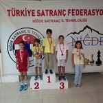 30 Ağustos Zafer Bayramı Satranç Turnuvası'nda şampiyonlar belli oldu