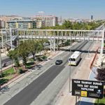 Başkan Altay yapımı son aşamaya gelen Yazır yaya üst geçidi inşaatını inceledi