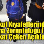 Okul kıyafetlerinde yeni dönem! Arma zorunlu oldu!