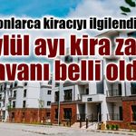Eylül 2026 kiralara uygulanacak tavan zam oranı belli oldu