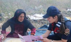Jandarmadan tarım işçisi kadınlara KADES eğitimi